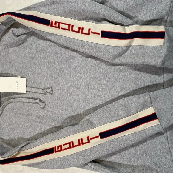 Gucci Jersey Hoodie Gray - Picture 4 of 15